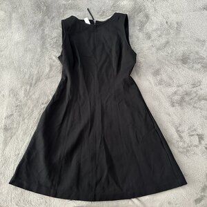 Spanx The Perfect Fit and Flare Dress Black Ponte Women's MEDIUM
